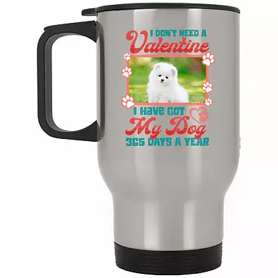 14 oz. Silver Travel Mug