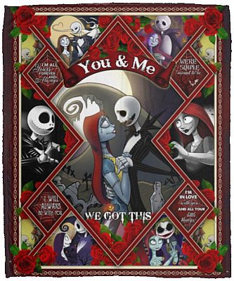 You And Me We, White, Cozy Plush Fleece Blanket - 50x60