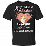 My Corgi 365 Days A Year, Black, Unisex T-Shirt My Corgi 365 Days A Year, Black, Unisex T-Shirt