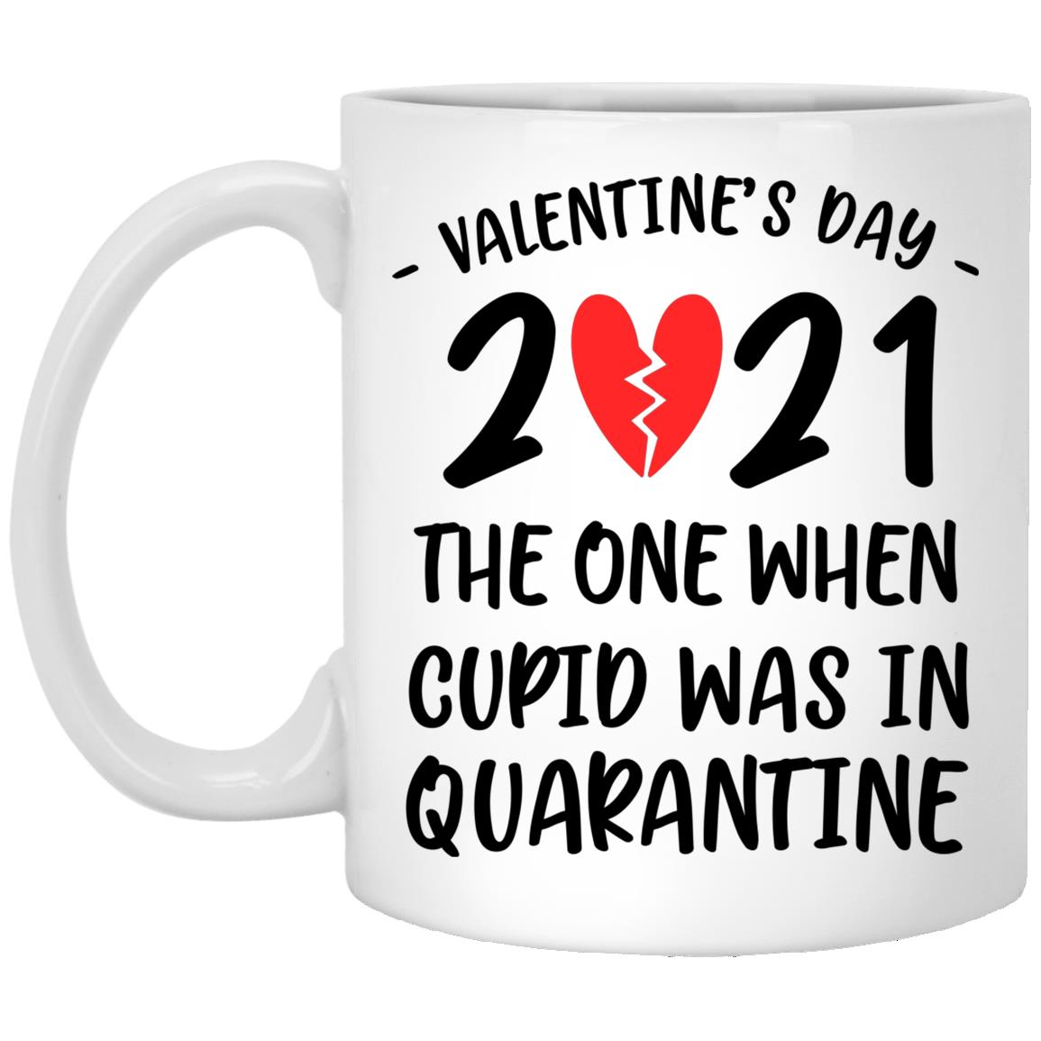 Valentine's day 2021 The One, White, 11 oz. White Mug