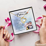 To My Future Wife I Love You Forever Love Heart Pendant Necklace - To My Future Wife Necklace