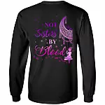 Not Sisters by Blood - Bestie Couple Print on Back Hoodie - Long Sleeve - Sweatshirt, Black, Long Sleeve Not Sisters by Blood - Bestie Couple Print on Back Hoodie - Long Sleeve - Sweatshirt, Black, Long Sleeve
