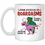 Personalized Thank You For All The Mug, White, 11 oz. White Mug