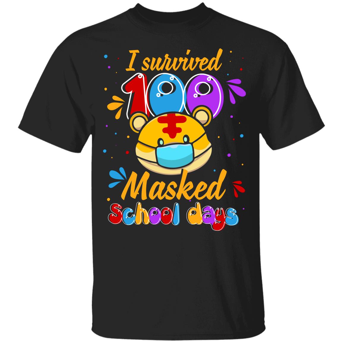 Tiger I Survived Youth Tee, Black, Youth T-Shirt