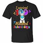 Llama I Survived Youth Tee, Black, Youth T-Shirt