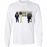 White House Hoodie, White, Long Sleeve