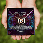 14Th. Promise Necklace Choose You(5) Interlocking Hearts Necklace