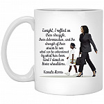 Kamala Harris Speech Standing Mug, White, 11 oz. White Mug