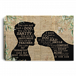 Rottweiler And Boy You Are Not Just A Dog You Are My Sanity Wrapped Framed Canvas Prints - Unframed Poster, White, 0.75'' Framed Canvas