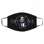 Malcolm X Try Me 1963 Civil Rights Quote Washable Reusable Custom Printed Cloth Face Mask Cover, White, Cloth Face Cover – Medium/Large Malcolm X Try Me 1963 Civil Rights Quote Washable Reusable Custom Printed Cloth Face Mask Cover, White, Cloth Face Cover – Medium/Large