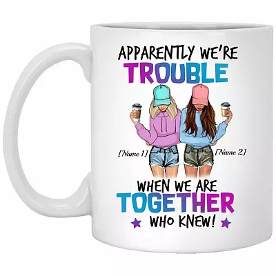 Personalized Apparently, White, 11 oz. White Mug