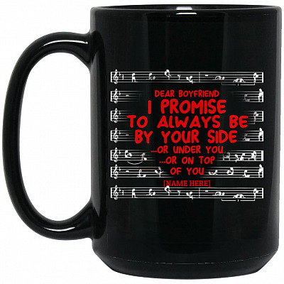 15 oz. Black Mug