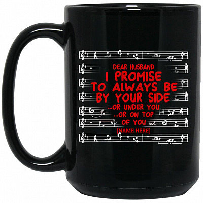 15 oz. Black Mug
