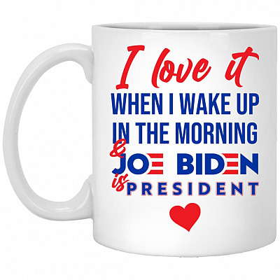 President Mug, White, 11 oz. White Mug
