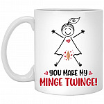You Make Minge, White, 11 oz. White Mug