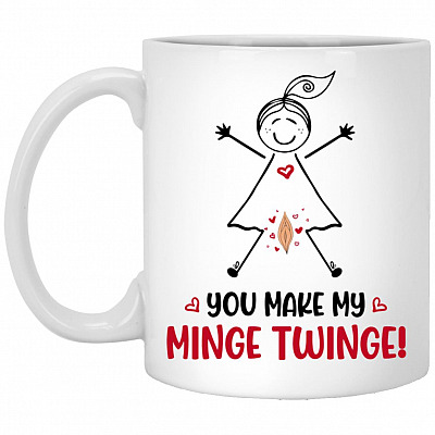 You Make Minge, White, 11 oz. White Mug