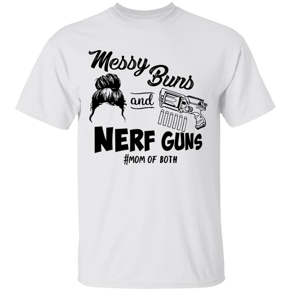 Messy Buns T-Shirt, White, Unisex T-Shirt