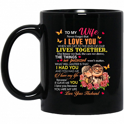 11 oz. Black Mug