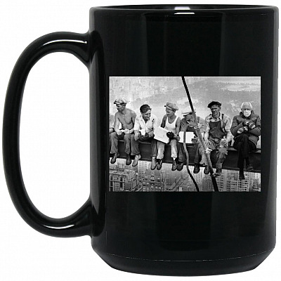 15 oz. Black Mug