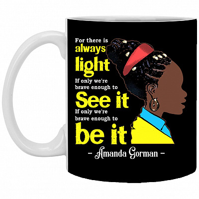 be it mug, Black, 11 oz. White Mug