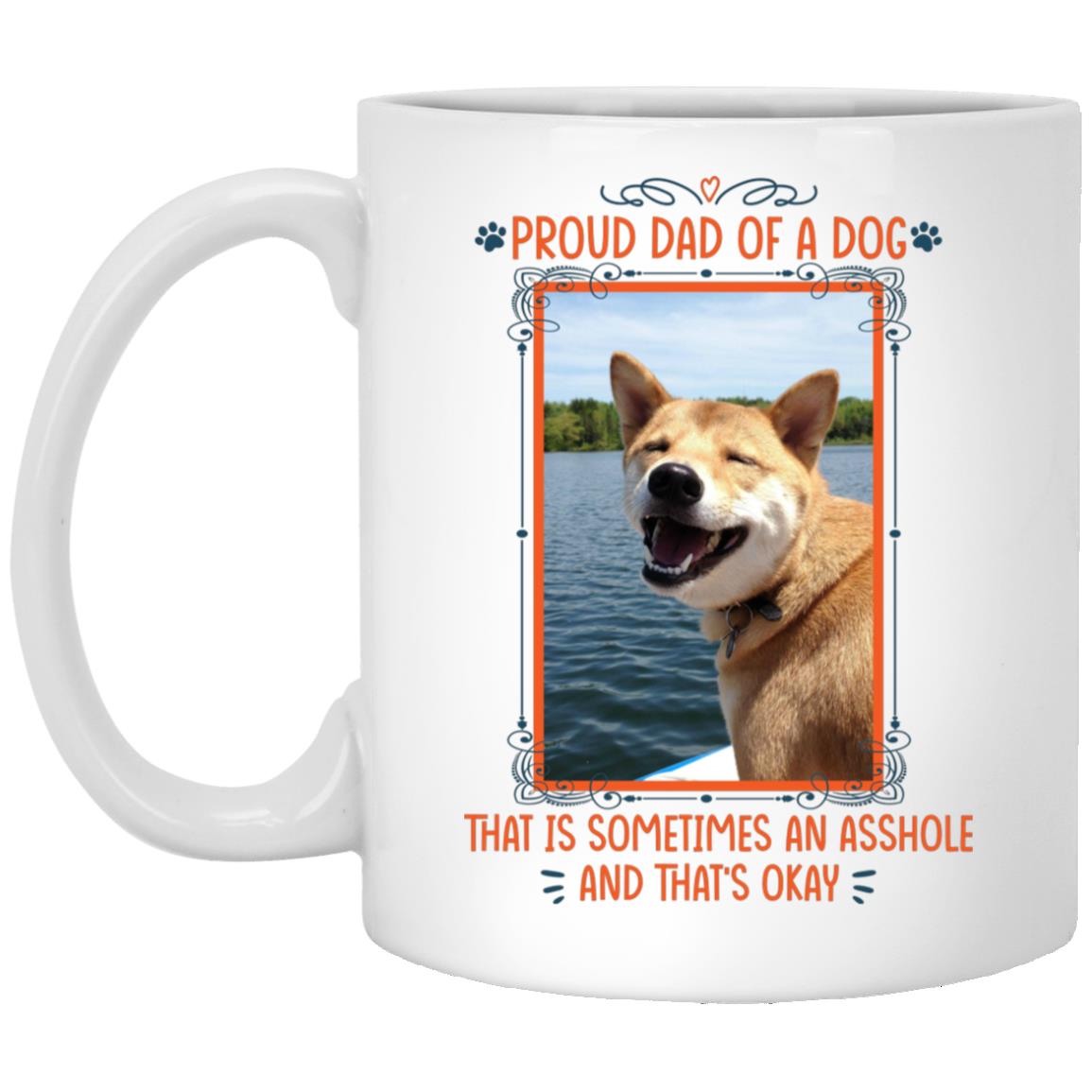 Personalized Photo Dad Mug, White, 11 oz. White Mug Personalized Photo Dad Mug, White, 11 oz. White Mug