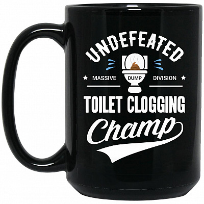15 oz. Black Mug