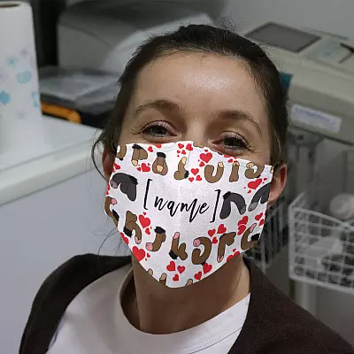 Alternative view of Customized Adult Penis Washable Reusable Custom – Printed Cloth Face Mask Cover - Best Gift For Valentine Day