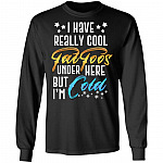 I Have Really Cool Tattoos Under, Black, Long Sleeve I Have Really Cool Tattoos Under, Black, Long Sleeve