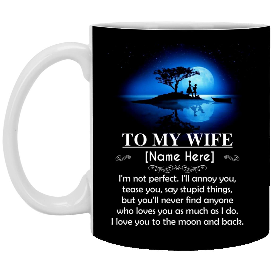 Personalized Mug, Black, 11 oz. White Mug