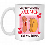 Wiener Mug, White, 11 oz. White Mug