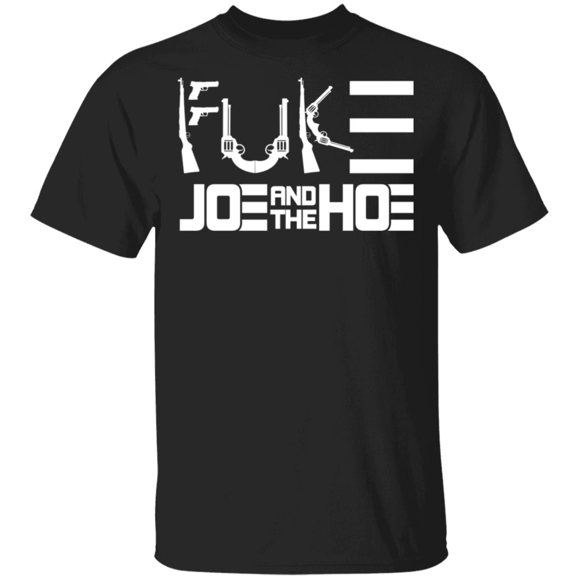 Fu-ck Biden Political Gun Control T-Shirt - Anti Biden Shirt, Black, Unisex T-Shirt