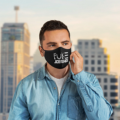 Alternative view of Fck Biden Political-Gun-Control Washable Reusable Custom – Printed Cloth Face Mask Cover - Anti Biden Mask