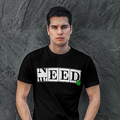 Alternative view of Need Weed Funny 420 Smoker Marijuana T-shirt - Funny Stoner Cannabis Shirt