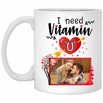 Personalized Photo Mug, White, 11 oz. White Mug