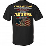 What Is A Veteran, Black, Unisex T-Shirt