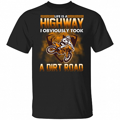 Life Is A Highway, Black, Unisex T-Shirt