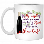 How Much Should You Spend, White, 11 oz. White Mug