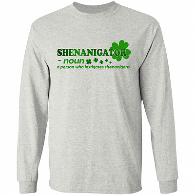 G240 LS Ultra Cotton T-Shirt, Ash, Long Sleeve