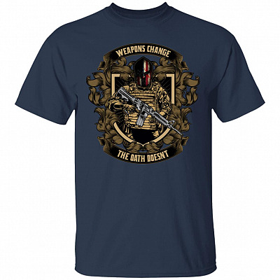 G500 5.3 oz. T-Shirt, Navy, Unisex T-Shirt