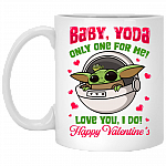 Baby The Child Love You I Do Happy Valentine's Coffee Mug - Beer Stein - Water Bottle - Color Changing Mug, White, 11 oz. White Mug