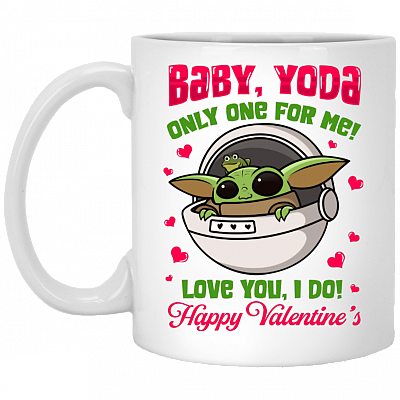 Baby The Child Love You I Do Happy Valentine's Coffee Mug - Beer Stein - Water Bottle - Color Changing Mug, White, 11 oz. White Mug