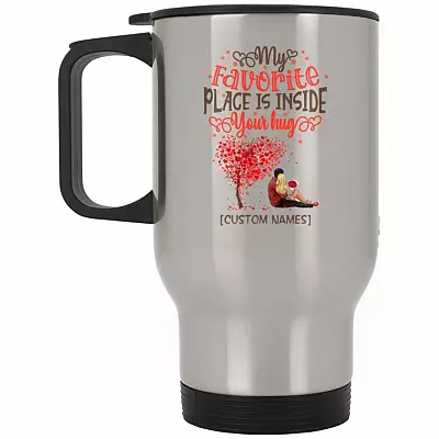 14 oz. Silver Travel Mug