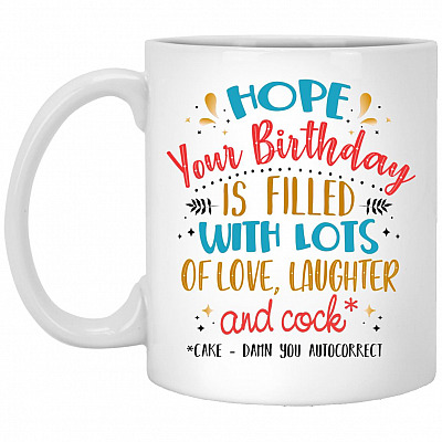 birthday mug, White, 11 oz. White Mug