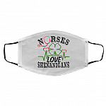 nurse mask, White, Cloth Face Cover – Medium/Large