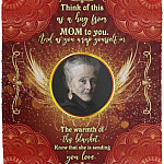 Personalized Photo Blanket, White, Cozy Plush Fleece Blanket - 50x60