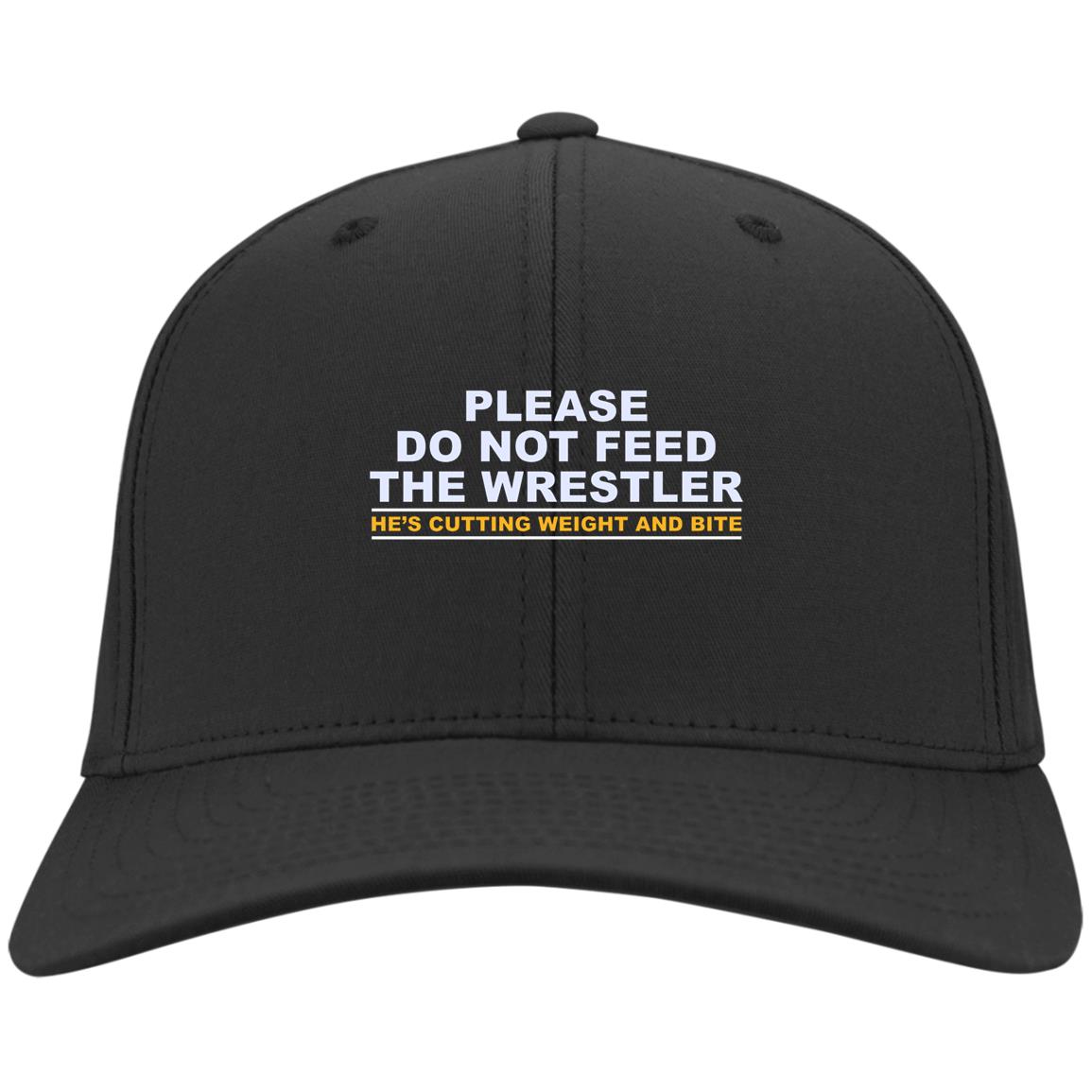 Wrestler Hat, Black, Twill Cap