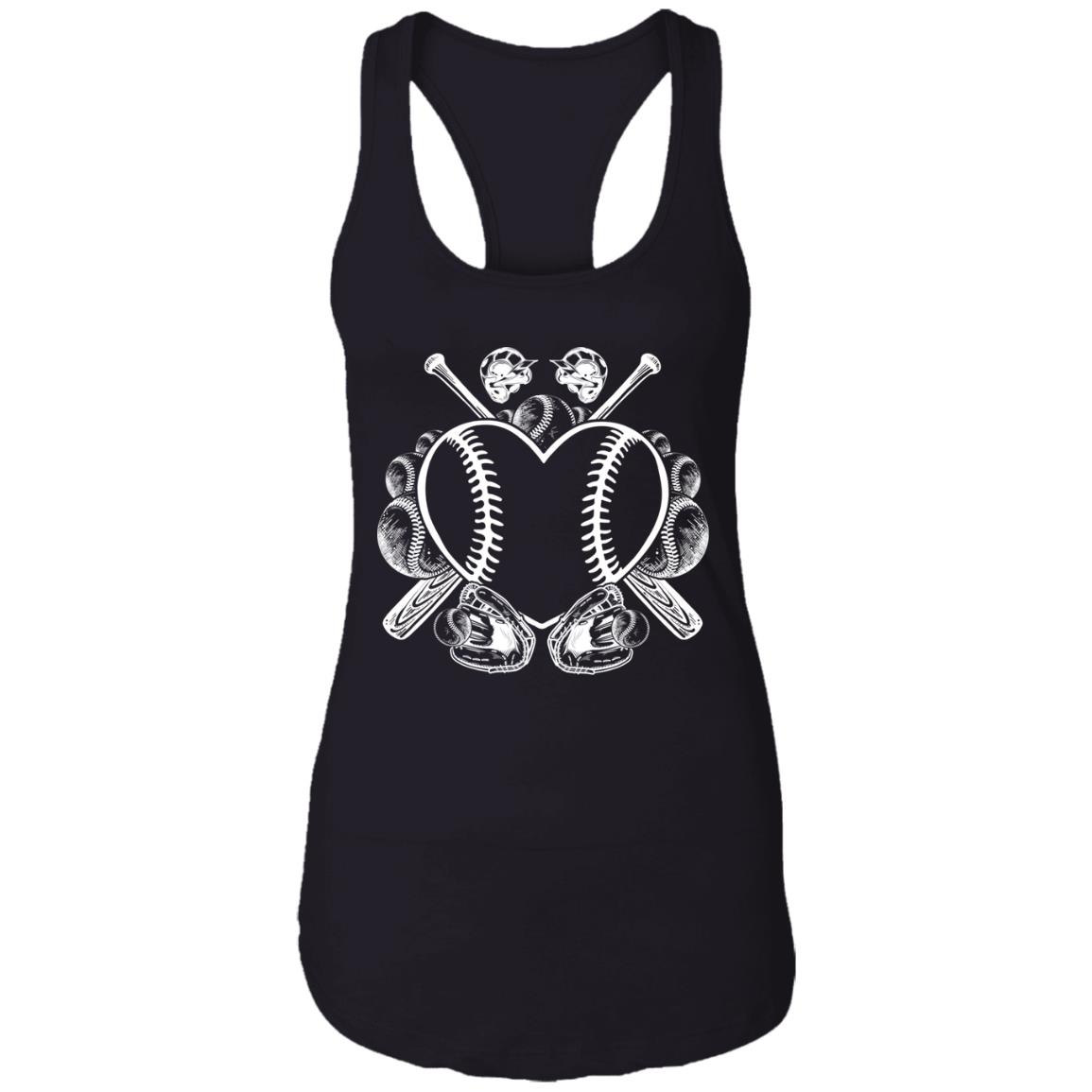 Vintage Baseball Mom, Black, Ladies Racerback Tank Vintage Baseball Mom, Black, Ladies Racerback Tank