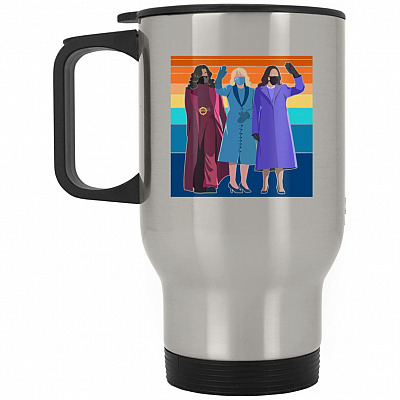 14 oz. Silver Travel Mug