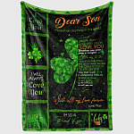 3VT. Dear Son More Than Anything Patrick Day blanket mockup (1)