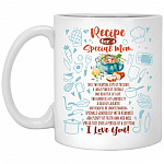 Recipe for a S, White, 11 oz. White Mug Recipe for a S, White, 11 oz. White Mug